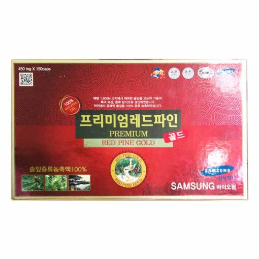 Tinh dầu thông đỏ Premium Red Pine Gold 150 viên * 450mg SAMSUNG