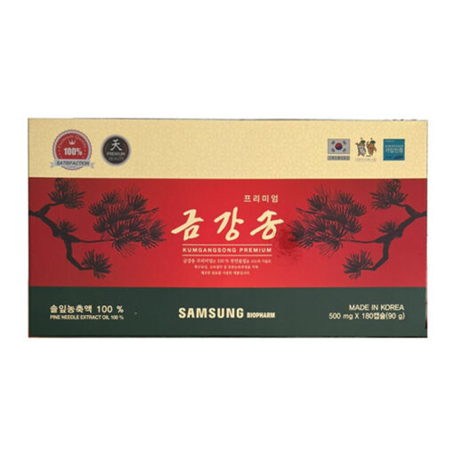 Tinh dầu thông đỏ Kumgangsong Premium 180 viên * 500mg