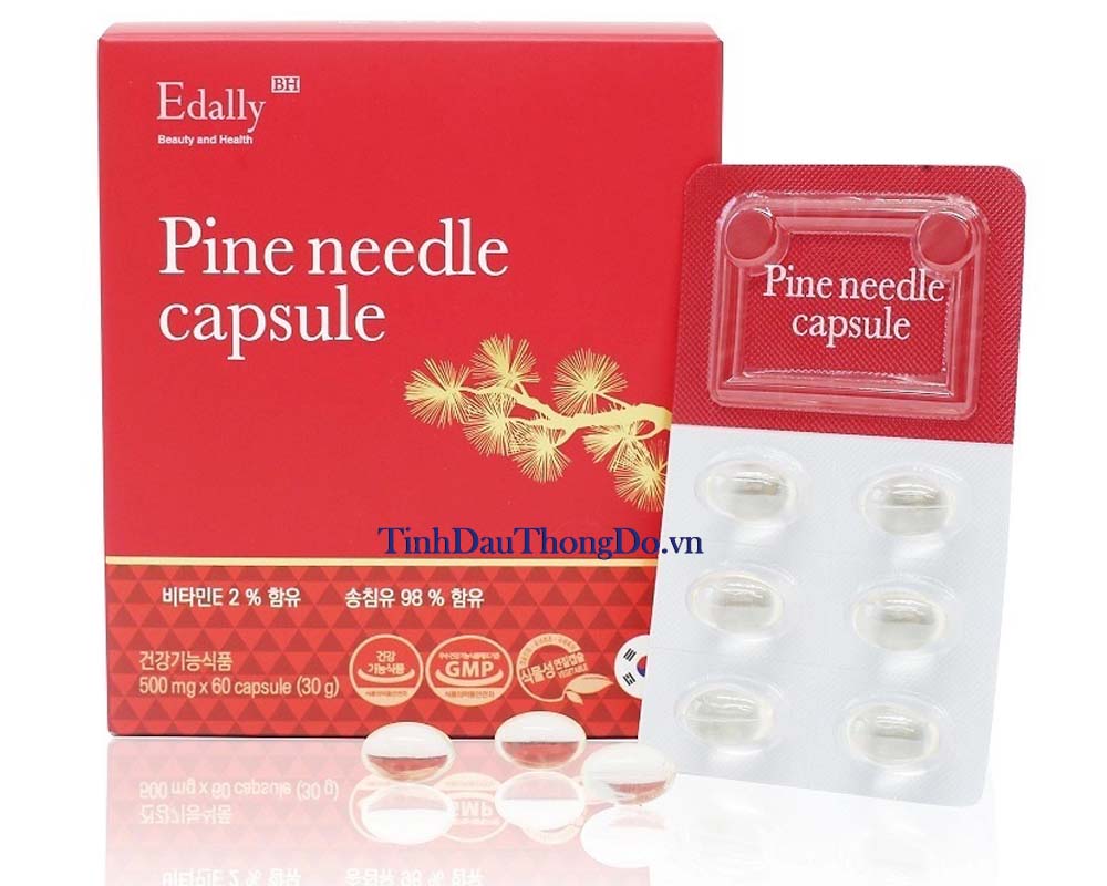 Tinh dầu thông đỏ Pine Needle Capsule Edally