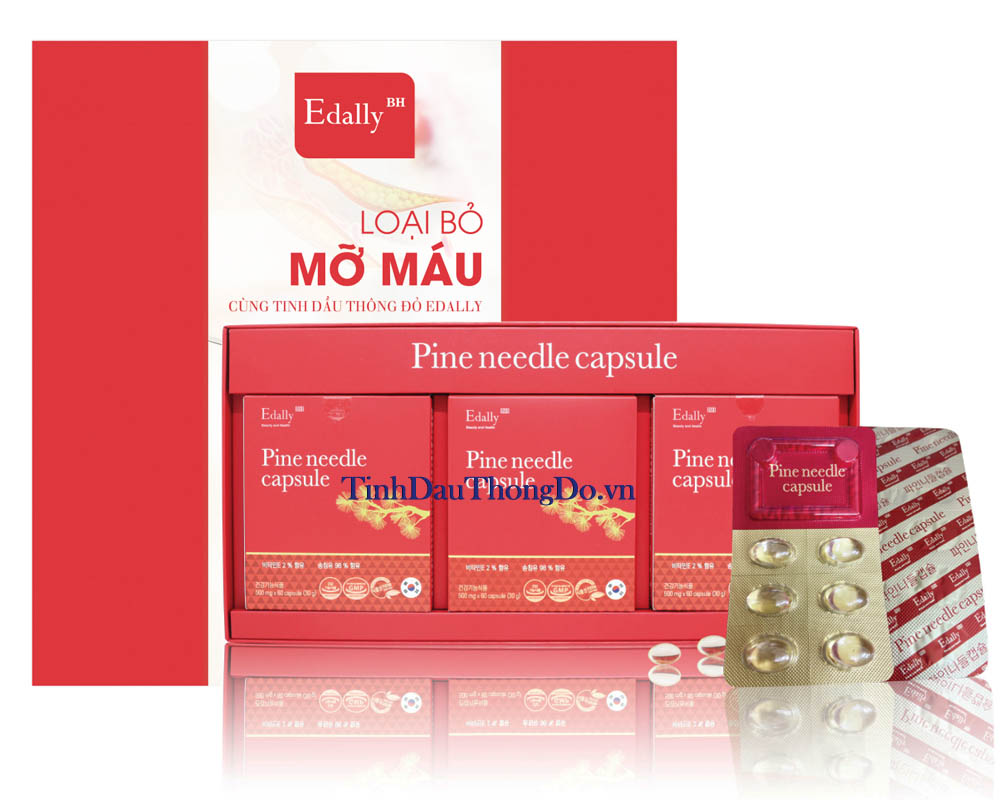 Tinh dầu thông đỏ Pine Needle Capsule Edally