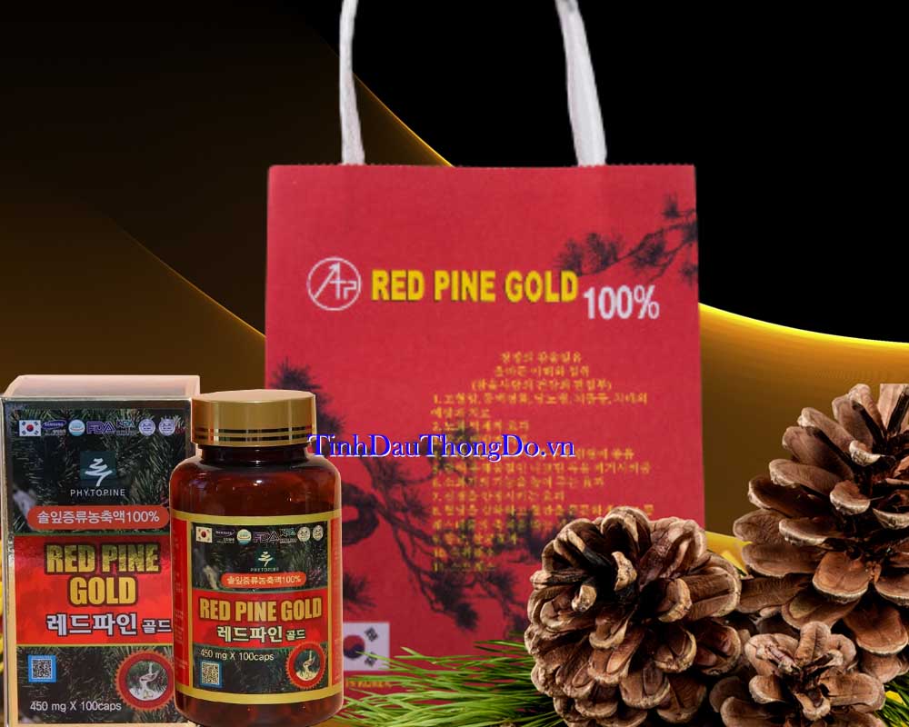 Tinh dầu thông đỏ Red Pine Gold 100 viên