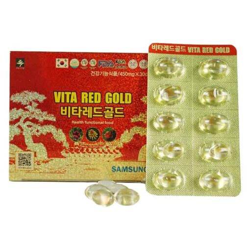 Tinh dầu thông đỏ Vita Red Gold 120 viên * 450mg