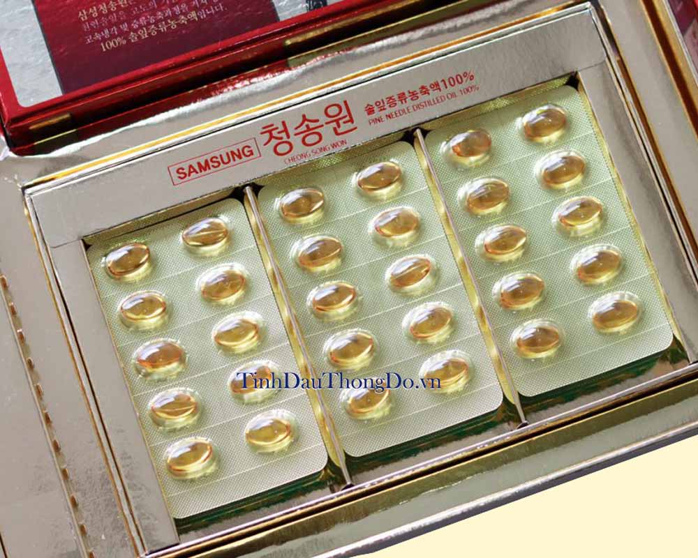 Tinh dầu thông đỏ Cheong Song Won 180 viên * 450mg