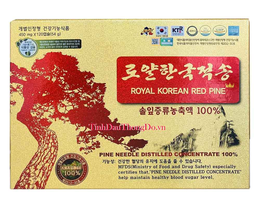 Tinh dầu thông đỏ hoàng gia Royal Korean Red Pine