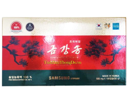 Tinh dầu thông đỏ Samsung 180 viên