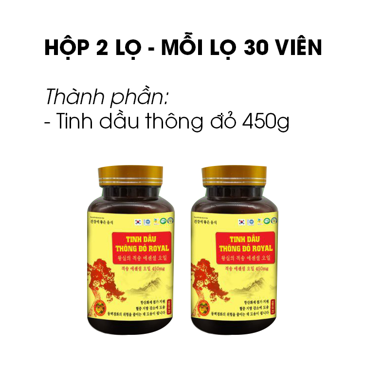  Dầu Thông Đỏ Royal - Giải Pháp Số 1 Cho Sức Khỏe Của Bạn